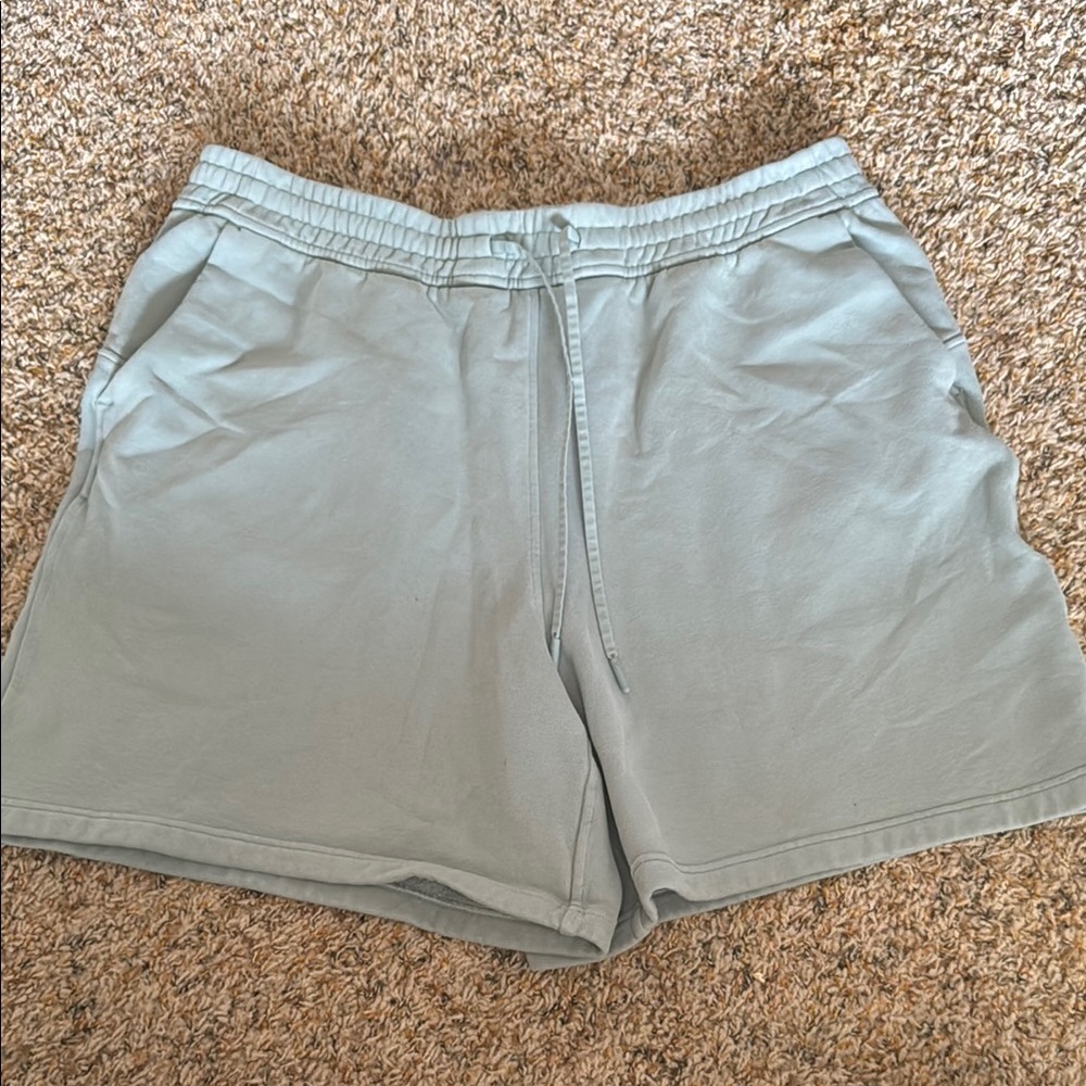 Athletica light green shorts